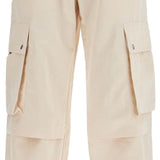 CARGO GABARDINE TROUSERS IN EIGHT