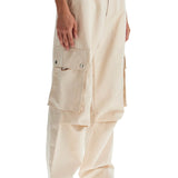 CARGO GABARDINE TROUSERS IN EIGHT