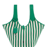 STRIPED PLAY TOTE BAG IN