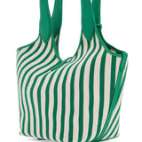 STRIPED PLAY TOTE BAG IN