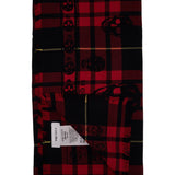 TARTAN WOOL SKULL SCARF IN