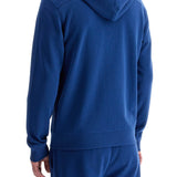 BLUE REGULAR FIT ZIP HOODIE LONG SLEEVE