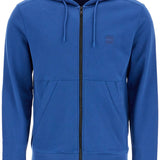 BLUE REGULAR FIT ZIP HOODIE LONG SLEEVE