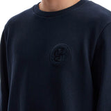 CREWNECK SWEATSHIRT WITH DOUBLE MON