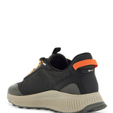 DARK GREY BREATHABLE SNEAKERS WITH ORANGE DETAILS TTNM EVO_RUNN_RSGTX