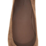 SUEDE MINNIE TRAVEL BALLET FLATS