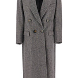 MAXI TWEED COAT IN