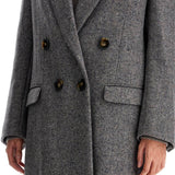 MAXI TWEED COAT IN