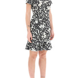 FLORAL SILK MINI DRESS BY STELLA  ICONIC FLORAL