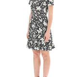 FLORAL SILK MINI DRESS BY STELLA  ICONIC FLORAL