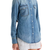 'VINTAGE WASH DENIM SHIRT'