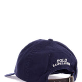 NAVY BLUE COTTON HAT WITH BEAR EMBROIDERY