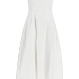 MIDI DRESS WITH SWEETHEART NECKLINE