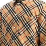 CHECK WOOL OVERSHIRT