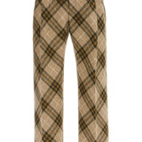 ERED WOOL TAILORED TROUSERS