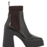 SKYLA SOCK ANKLE BOOTS WITH HEEL