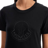 'LOGO RHINESTONE T-SHIRT