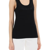 SLEEVELESS RIBBED JERSEY TOP