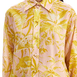 SILK FLORAL PRINT SHIRT