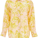 SILK FLORAL PRINT SHIRT