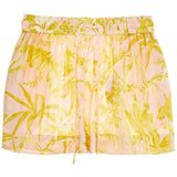 FLORAL SILK VOILE SHORTS