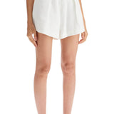 HALLIDAY LINEN TUCK SHORTS