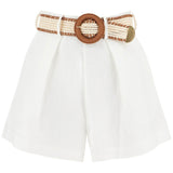 HALLIDAY LINEN TUCK SHORTS