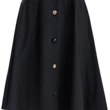 'POPLIN SKIRT WITH BUTTONS'