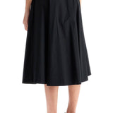 'POPLIN SKIRT WITH BUTTONS'