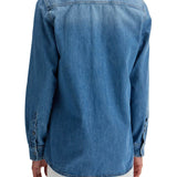 DENIM SHIRT WITH PATCH DETAILS