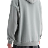 MEN'S GREY COTTON HOODIE WITH KANGAROO POCKET