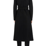 LONG COAT IN PRESSED WOOL