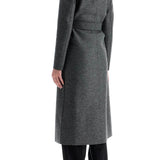 LONG COAT IN PRESSED WOOL