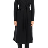 LONG COAT IN PRESSED WOOL