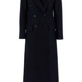 DOUBLE-BREASTED PRESSED WOOL COAT