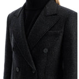 DOUBLE-BREASTED PRESSED WOOL COAT