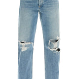 RELAXED STRAIGHT FIT KELLY USED EFFECT JEANS