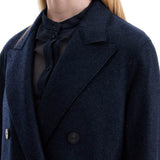 DOUBLE-BREASTED CASHMERE COAT