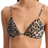 "LEOPARD PRINT BIKINI TOP