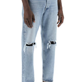 90'S DESTROYED JEANS WITH DISTRESSED DETAILS