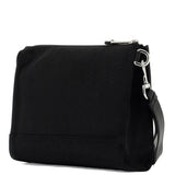 NYLON LOGO POUCH WITH ZIP