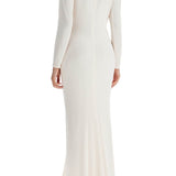 LONG STRETCH JERSEY EVENING DRESS