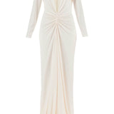 LONG STRETCH JERSEY EVENING DRESS