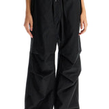 COTTON BLEND PARACHUTE PANTS FOR MEN