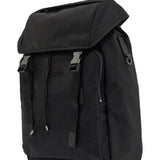 BLACK NYLON LAPTOP BACKPACK