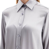 SILK SATIN SHIRT FOR WOMEN