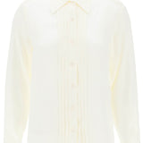 SILK CHARMEUSE BLOUSE SHIRT