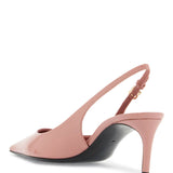 PINK PATENT LEATHER STILETTO SLINGBACK