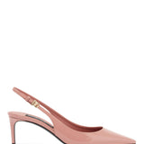 PINK PATENT LEATHER STILETTO SLINGBACK