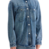 DENIM TALBOT BUTTON-UP